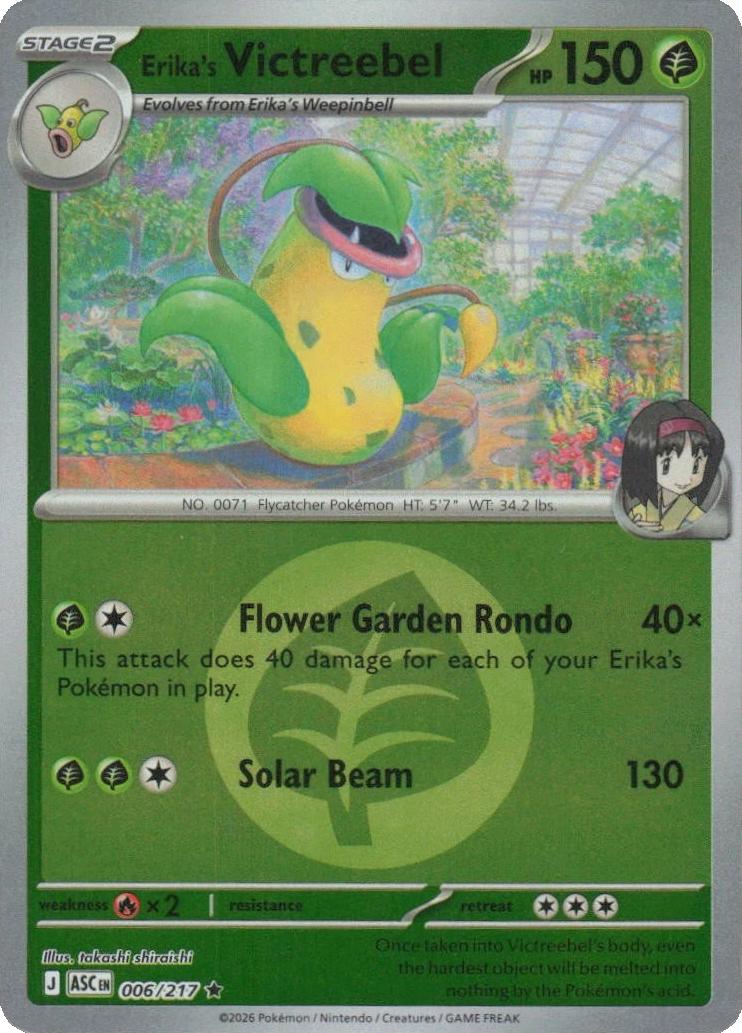 Ascended Heroes Erika's Victreebel [Energy] Pokémon card